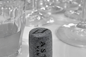 Cork and glasses